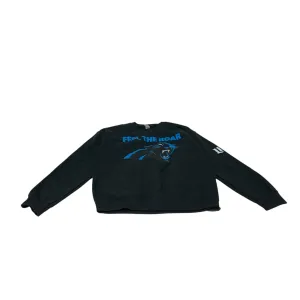 HighDensityWeave Athletic Sweatshirt Crewneck By Gildan In Black & Blue, Size: M