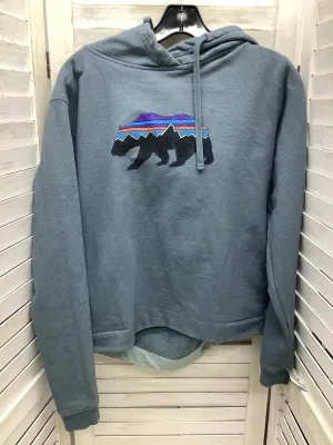 Plane Mood Sweatshirt Hoodie By Patagonia In Teal, Size: M