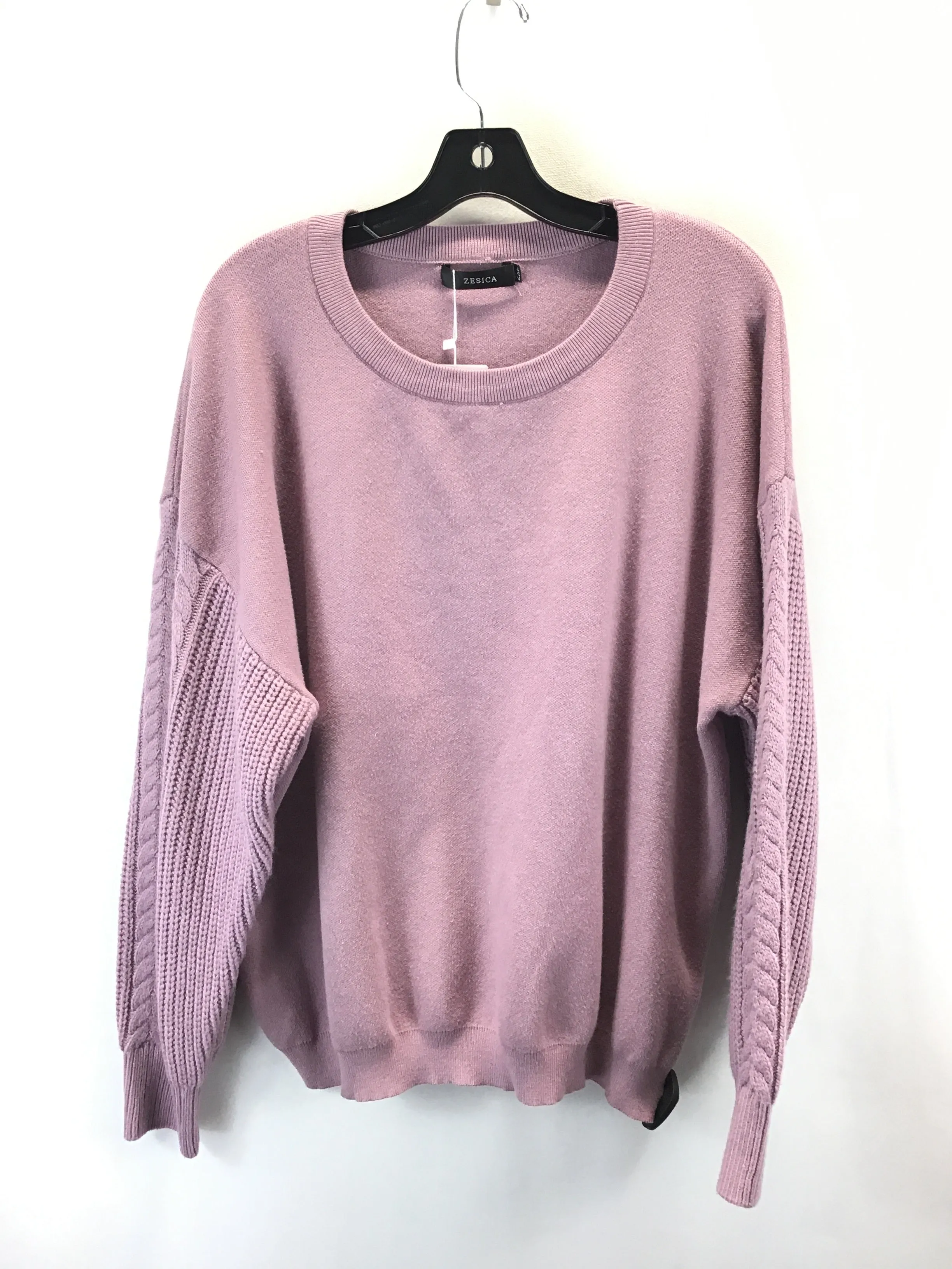 Sweatshirt Collar By Clothes Mentor In Purple, Size: 2x ErgonomicCut