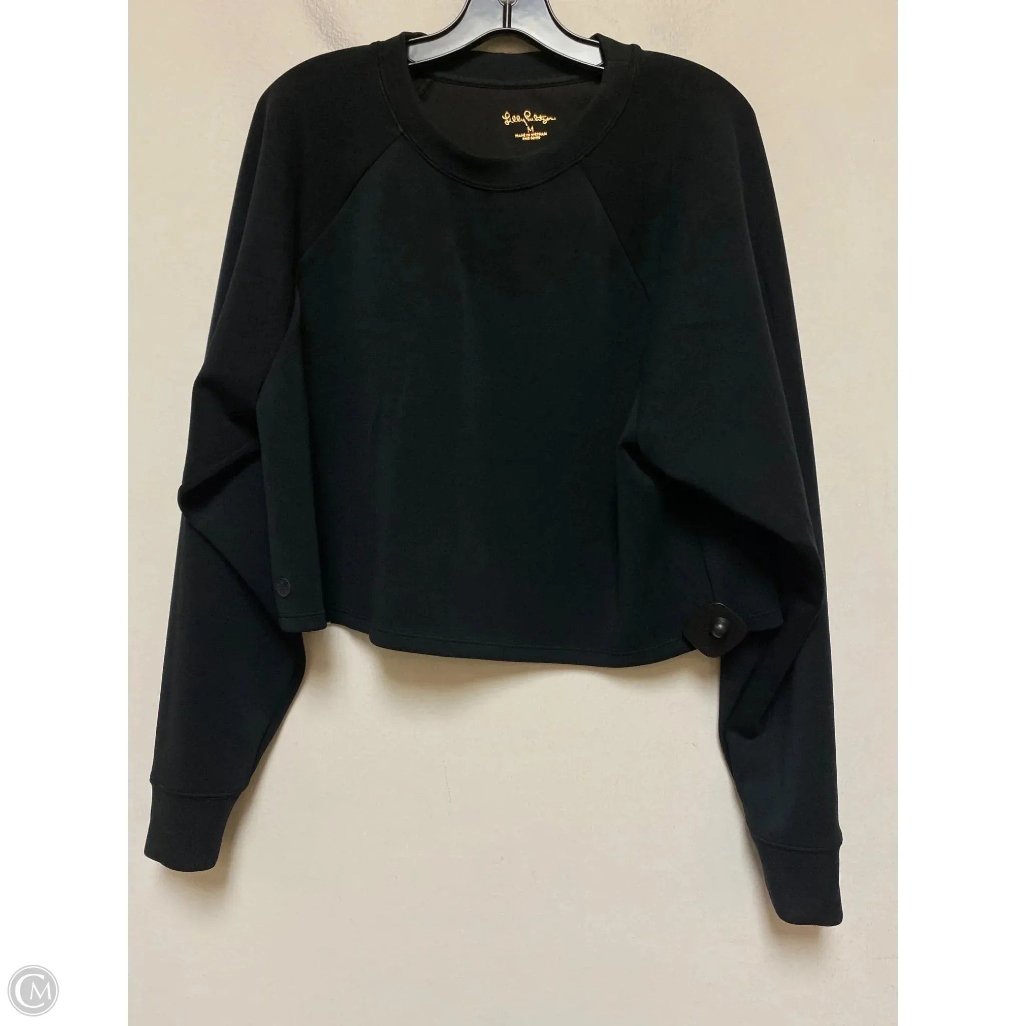 Sweatshirt Designer By Lilly Pulitzer In Black, Size: M Sharp Line