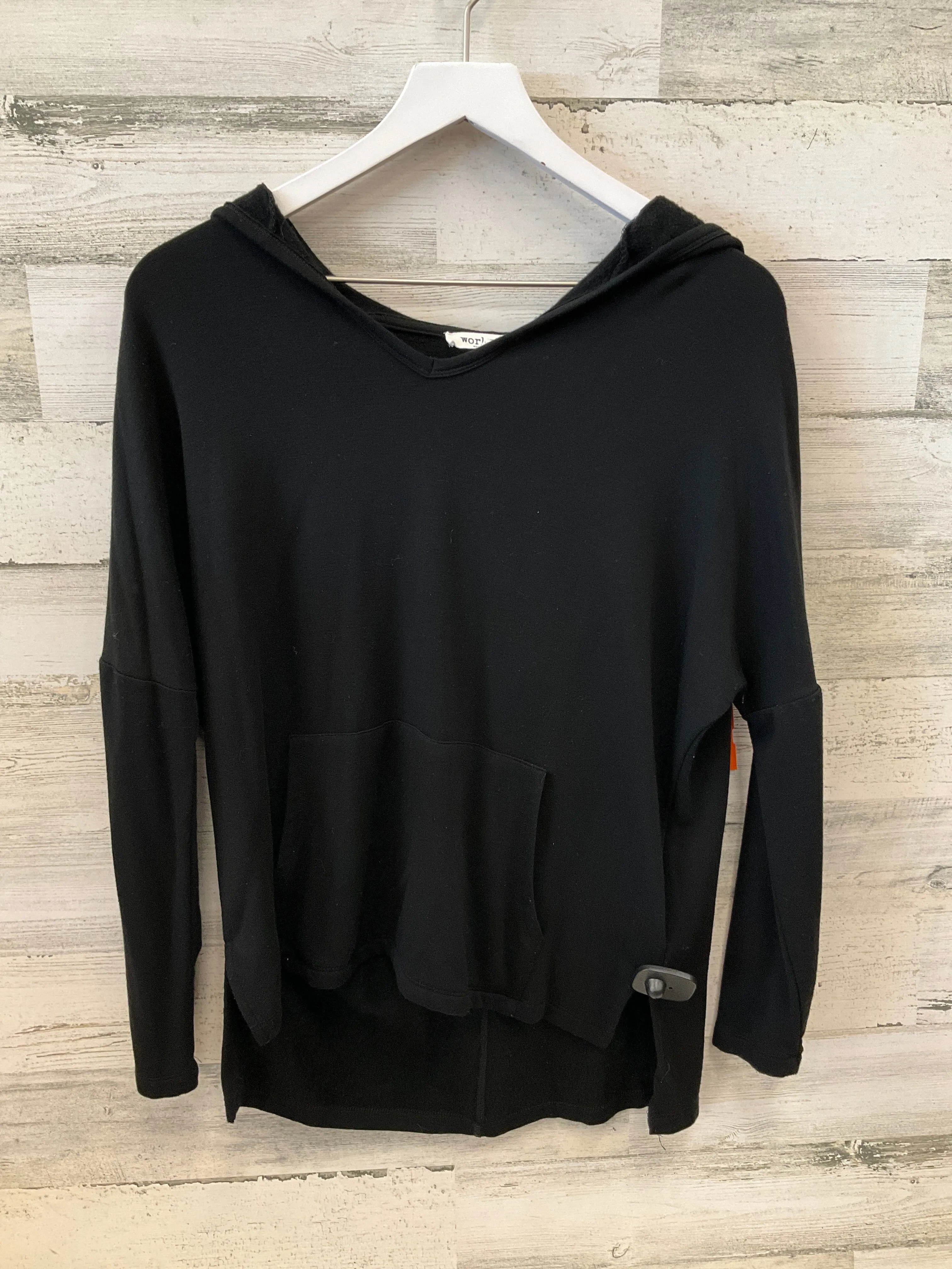 Casual Vibe UVProtective Coating Sweatshirt Hoodie By Workshop In Black, Size: Xs