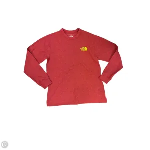 SoftenedEdges Athletic Sweatshirt Crewneck By The North Face In Red, Size: Sp