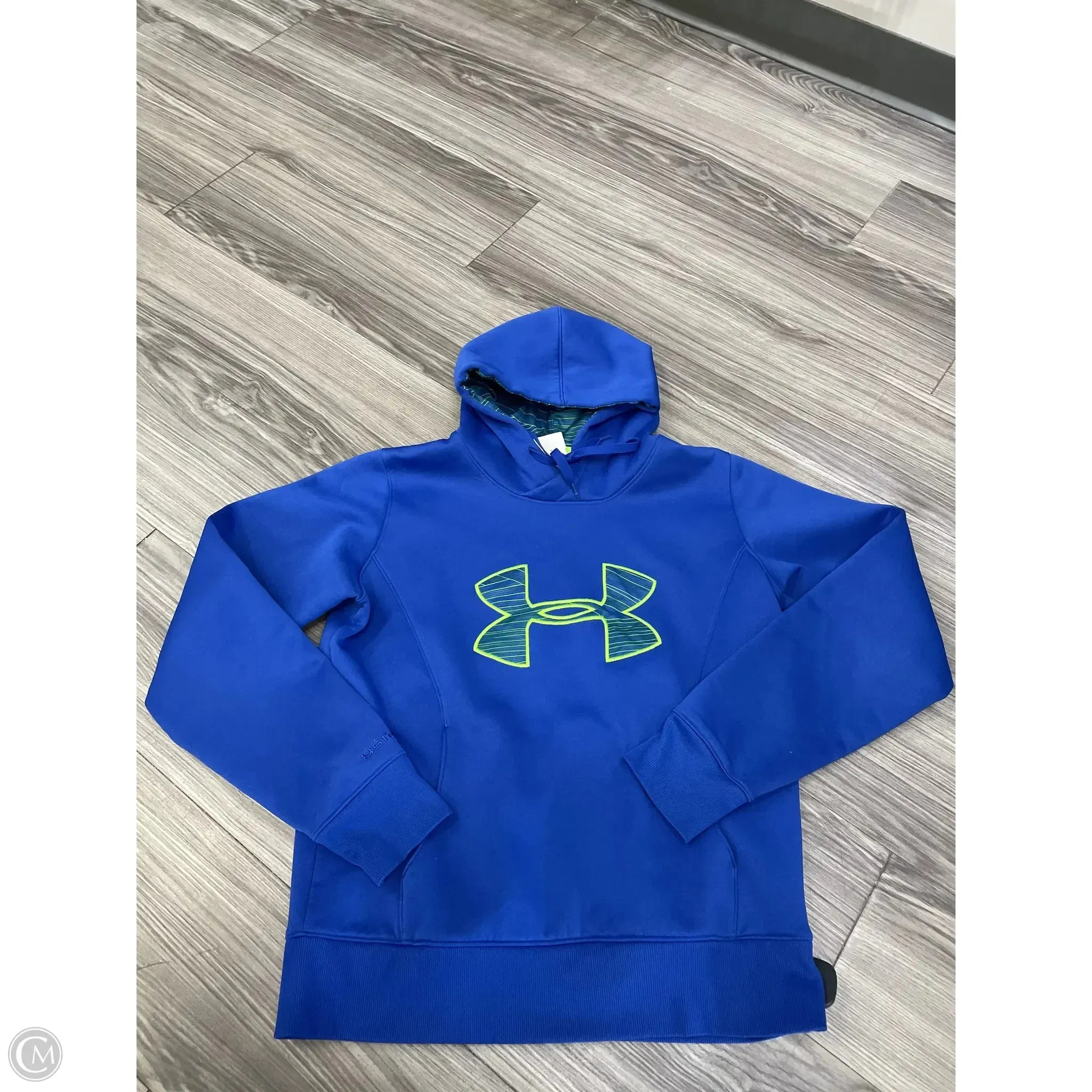 Athletic Sweatshirt Hoodie By Under Armour In Blue, Size: M Dad Core
