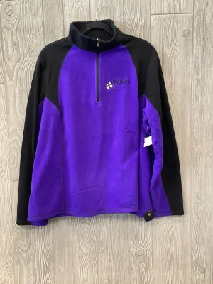 Quiet Core Athletic Sweatshirt Collar By Tek Gear In Purple, Size: 3x