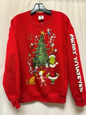 Sweatshirt Crewneck By Clothes Mentor In Red, Size: S Dream Base Spark Mood