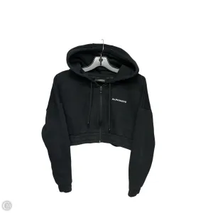 Pearl Tone StretchWaistband Athletic Sweatshirt Hoodie By Alphalete In Black, Size: S