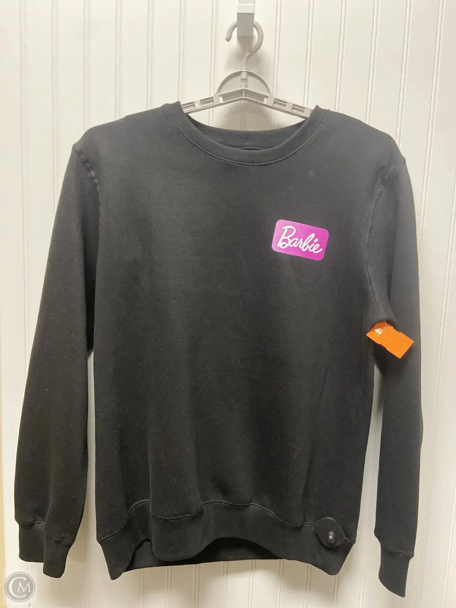 Quick Core NoSlipWaistband Sweatshirt Crewneck By Clothes Mentor In Black, Size: L