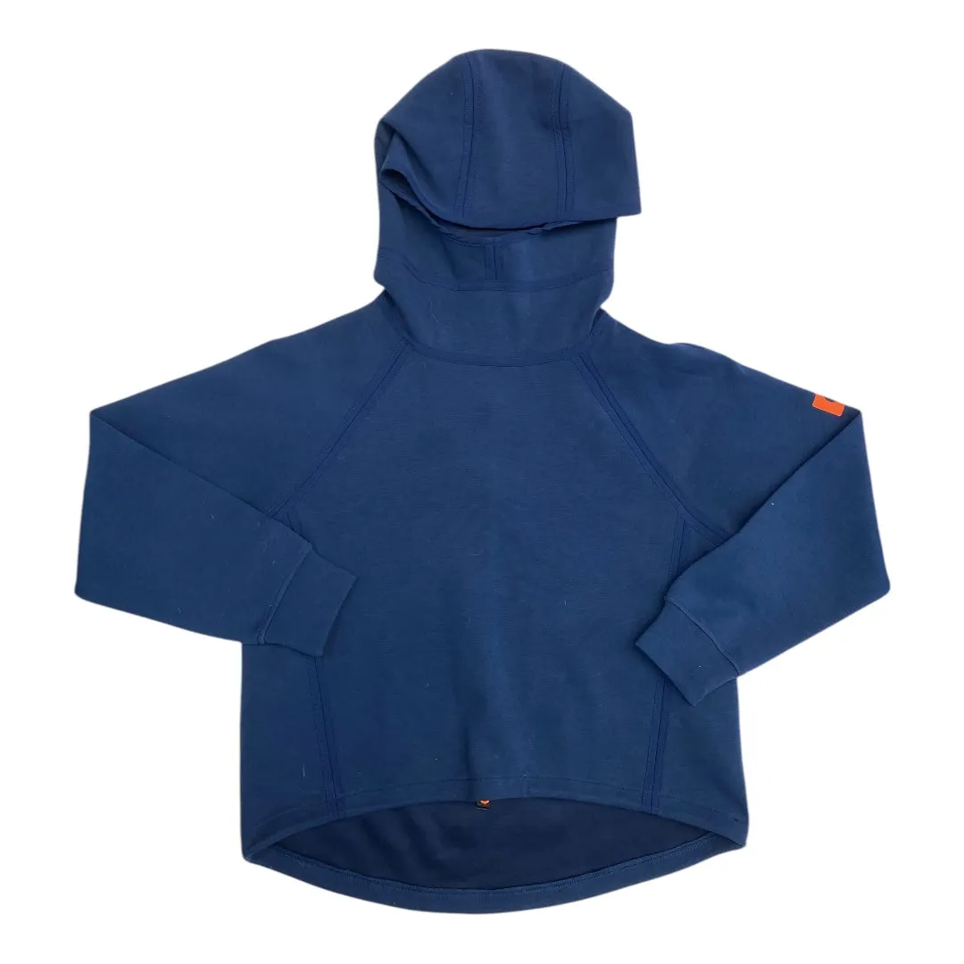 Party Guest Luxury Core Athletic Sweatshirt Hoodie By Zyia In Blue, Size:Xs