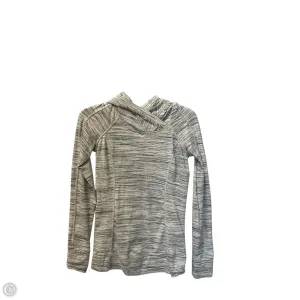 Athletic Sweatshirt Hoodie By Lululemon In Grey, Size: 4 Elite Core ShrinkResistant