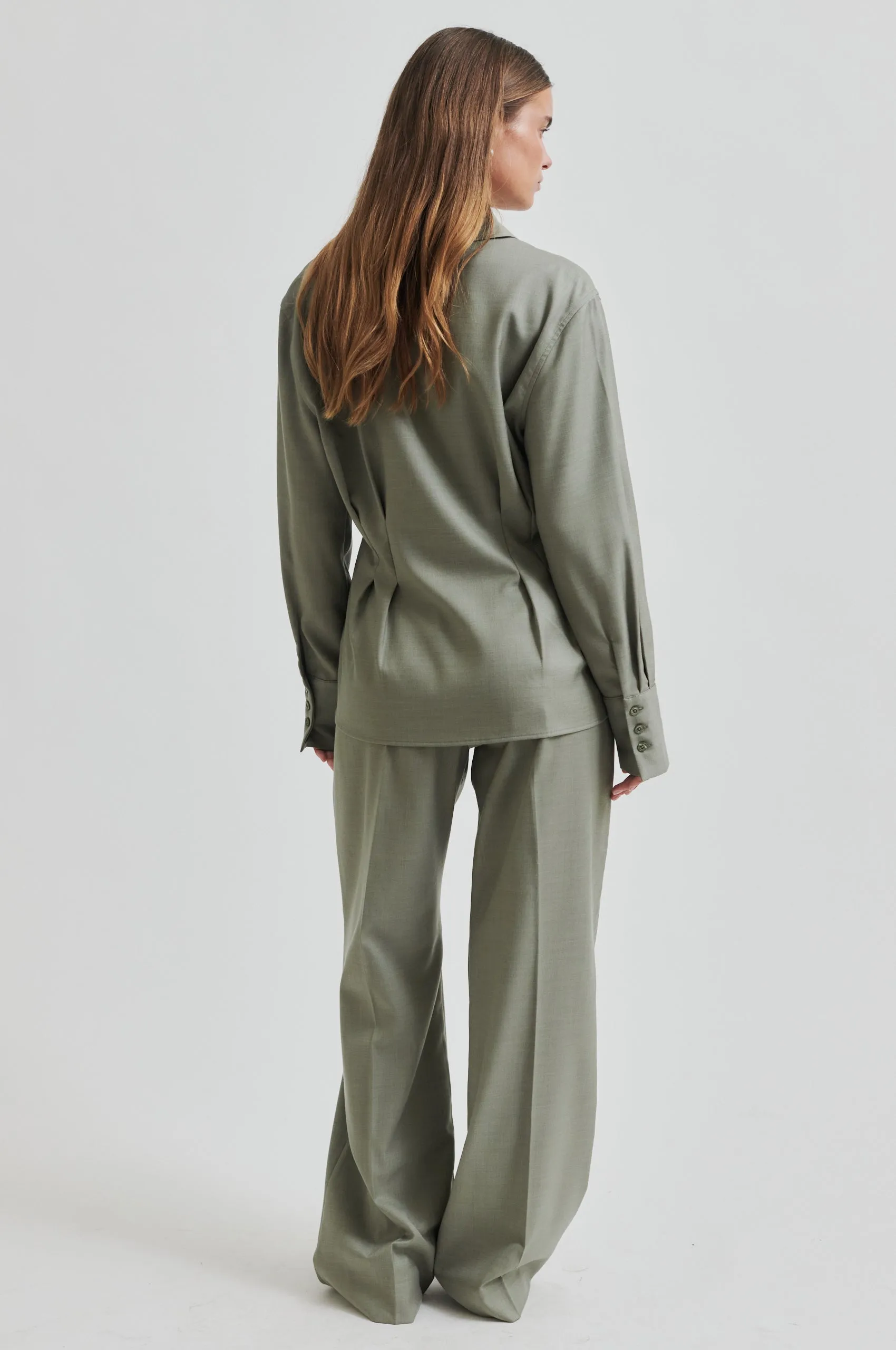 Sharo Wide Trousers Noble Grace DurableBlend