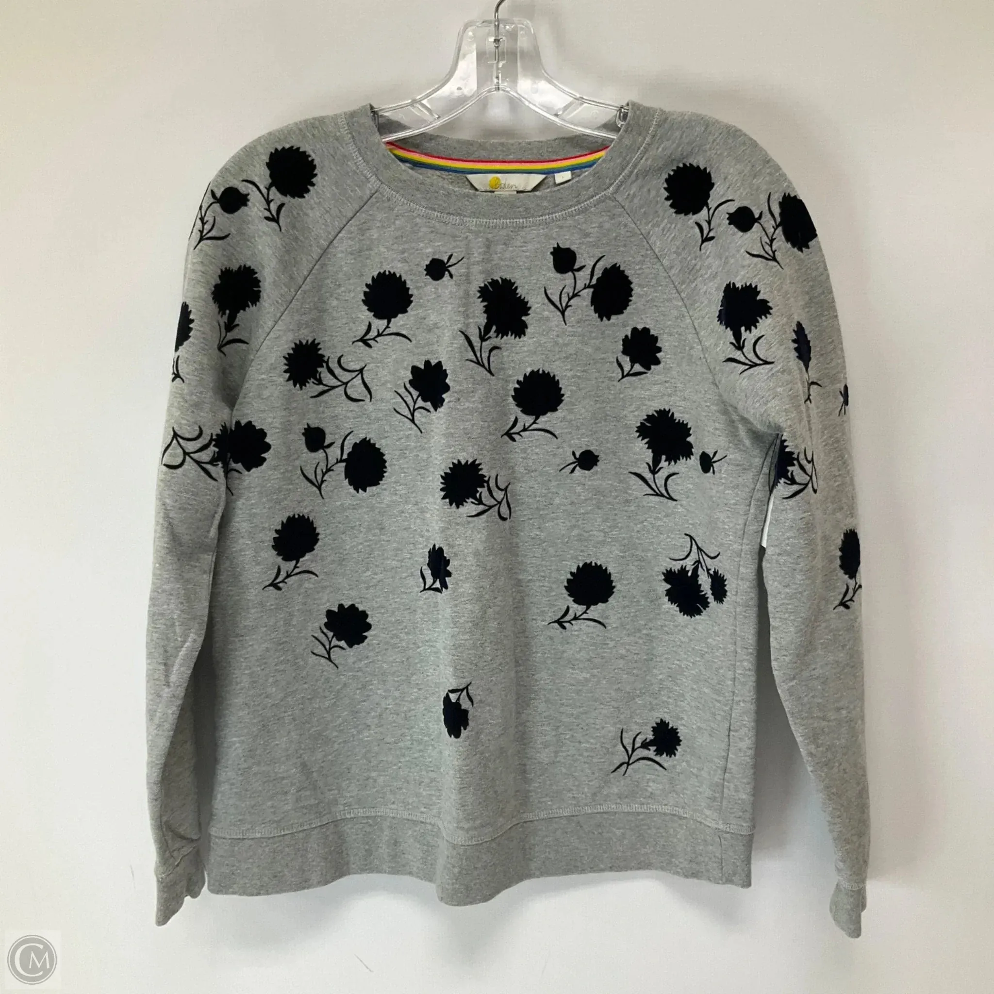 Sweatshirt Crewneck By Boden In Grey, Size: S Sustainable production