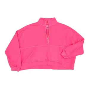 Sweatshirt Crewneck By Aerie In Pink, Size:L Silk Glow Festival Air