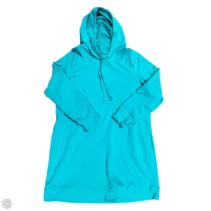 Flight Fit Sweatshirt Hoodie By Cme In Teal, Size: Xl