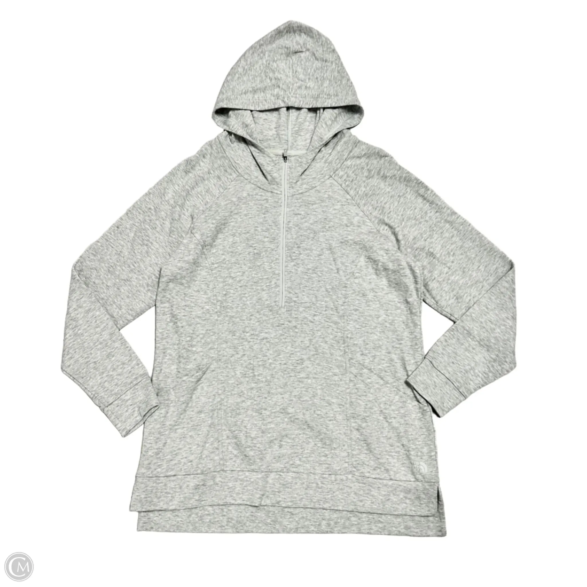 Comfort Fit Festival Air Athletic Sweatshirt Hoodie By The North Face In Grey, Size: Xl