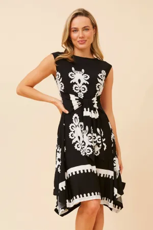 AVERY BORDER PRINT DRESS AbrasionResistantClothing