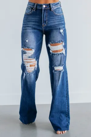 Parent Style Family Style Classic Item Luxury Cut Georgia Risen Jeans - Dark Wash