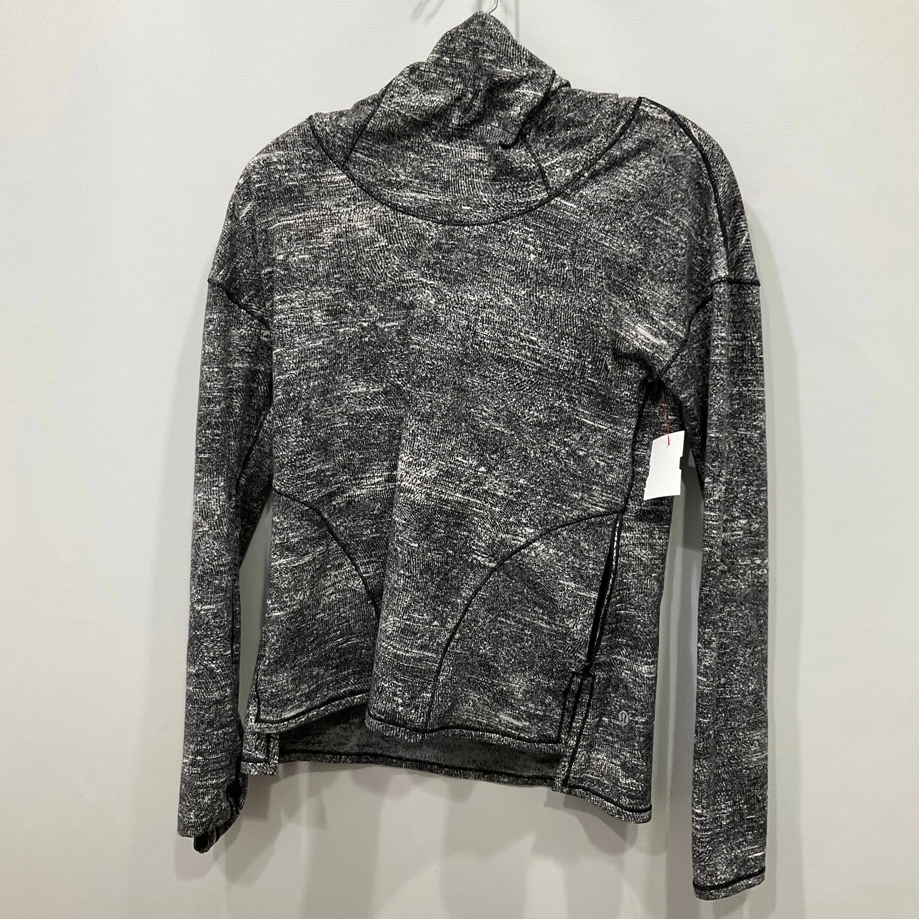 NonSlipTrims Spirit Core Athletic Sweatshirt Hoodie By Lululemon In Grey, Size: 6