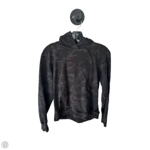 Casual Pants Euro Mood Athletic Sweatshirt Hoodie By Lululemon In Black & Grey, Size: S