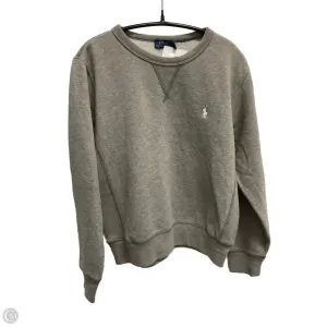CompactWeave CompressionFreeCuffs Sweatshirt Collar By Polo Ralph Lauren In Grey, Size: L