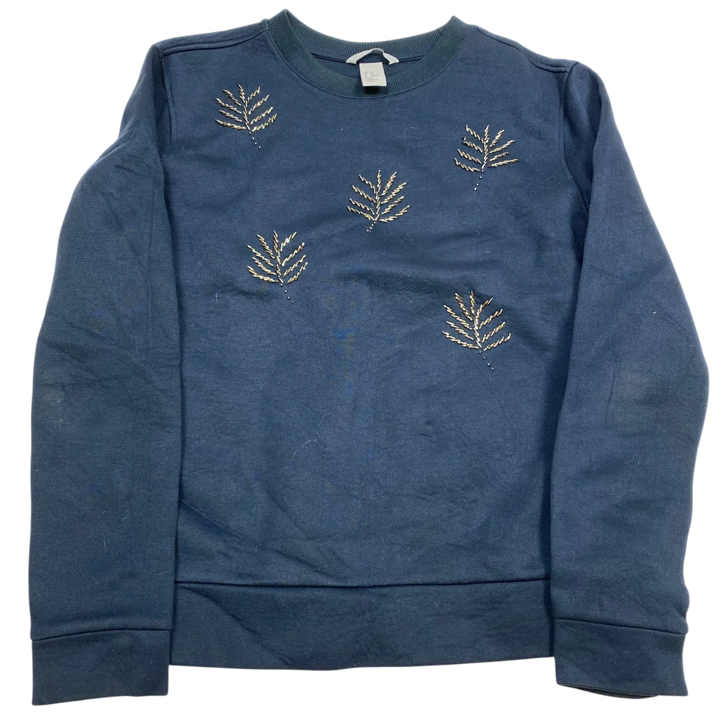 Summer Ready Sweatshirt Crewneck By H&m In Navy, Size: Xs