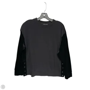 Athletic Sweatshirt Crewneck By Athleta In Black, Size: S RipstopFabric