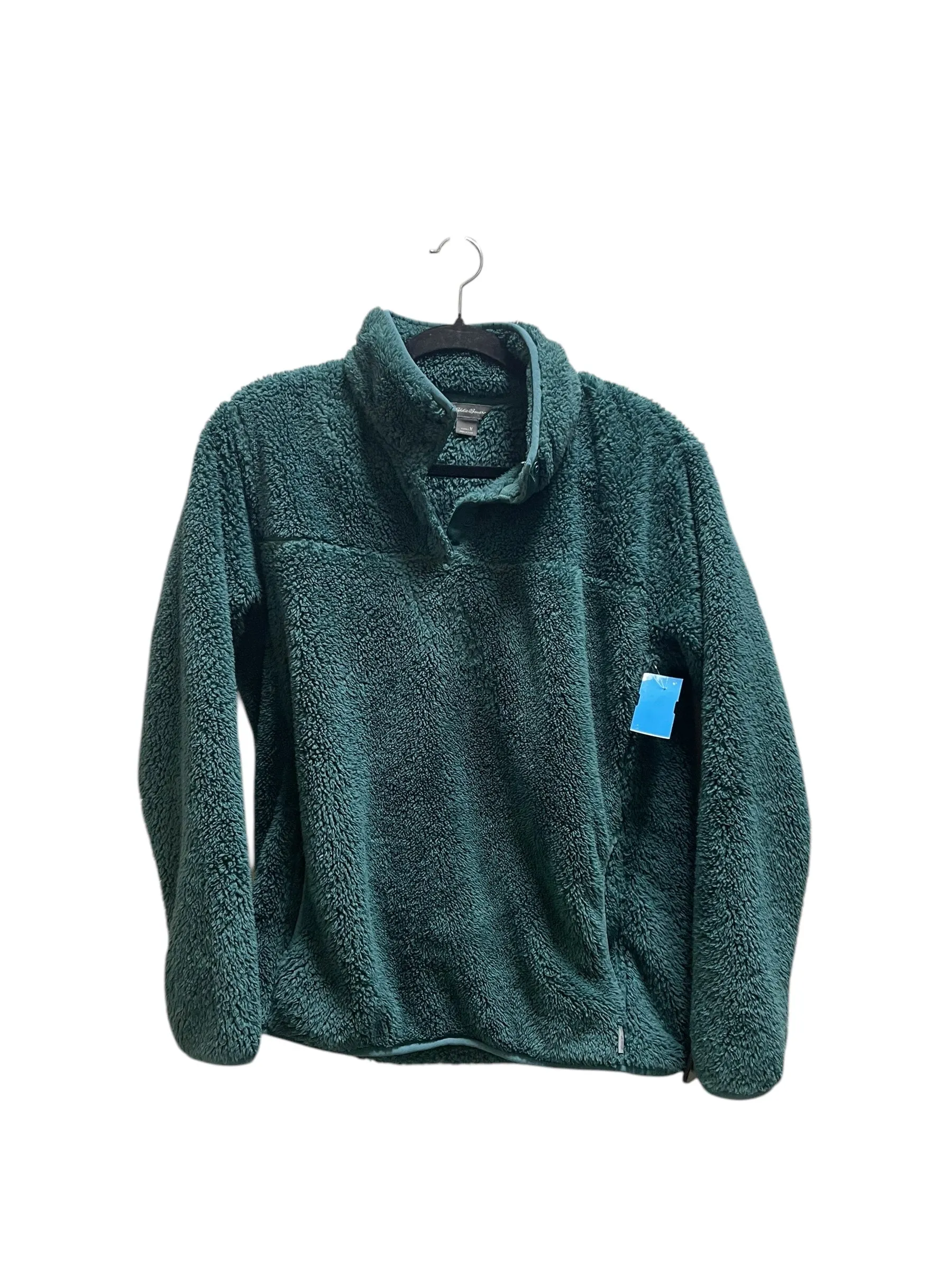 Earth Fit Sweatshirt Collar By Eddie Bauer In Green, Size: M