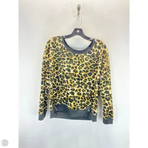 Sweatshirt Collar By New York And Co In Leopard Print, Size: S LightweightKnit
