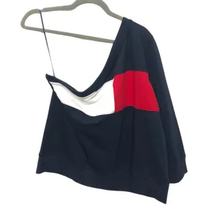 Sweatshirt Crewneck By Tommy Hilfiger In Navy, Size:Xl AntiStaticMaterial