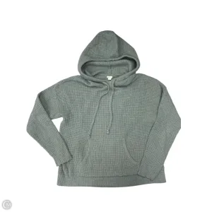 GridTexture Sweatshirt Hoodie By Aerie In Green, Size: Xs