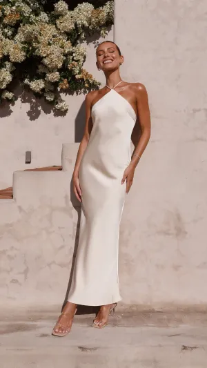 Dawn Calm Chiara Maxi Dress - Champagne