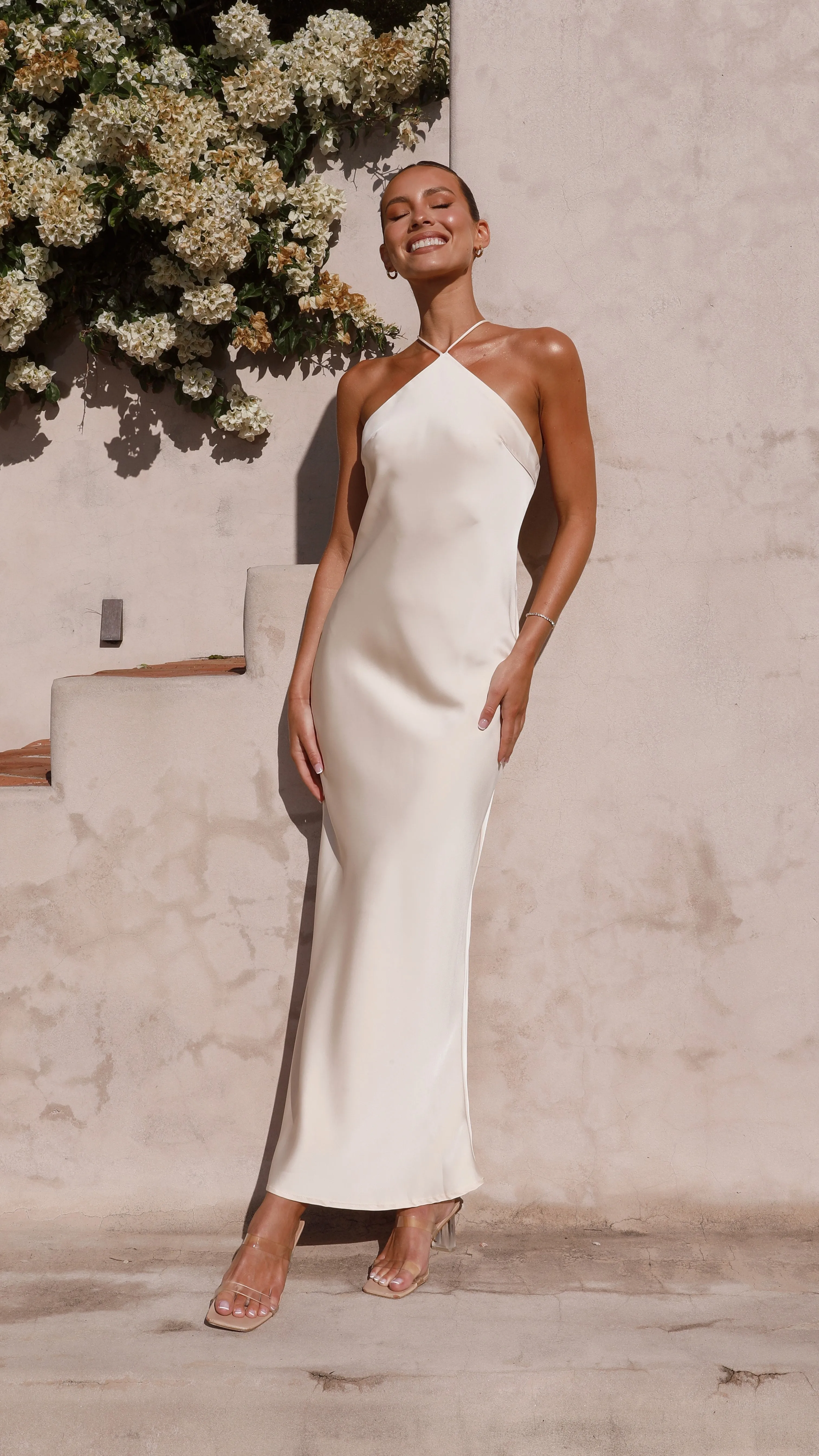 Dawn Calm Chiara Maxi Dress - Champagne