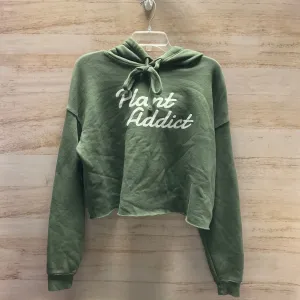 Sweatshirt Hoodie By Bella   Canvas In Green, Size: M OrganicCotton Casual Day