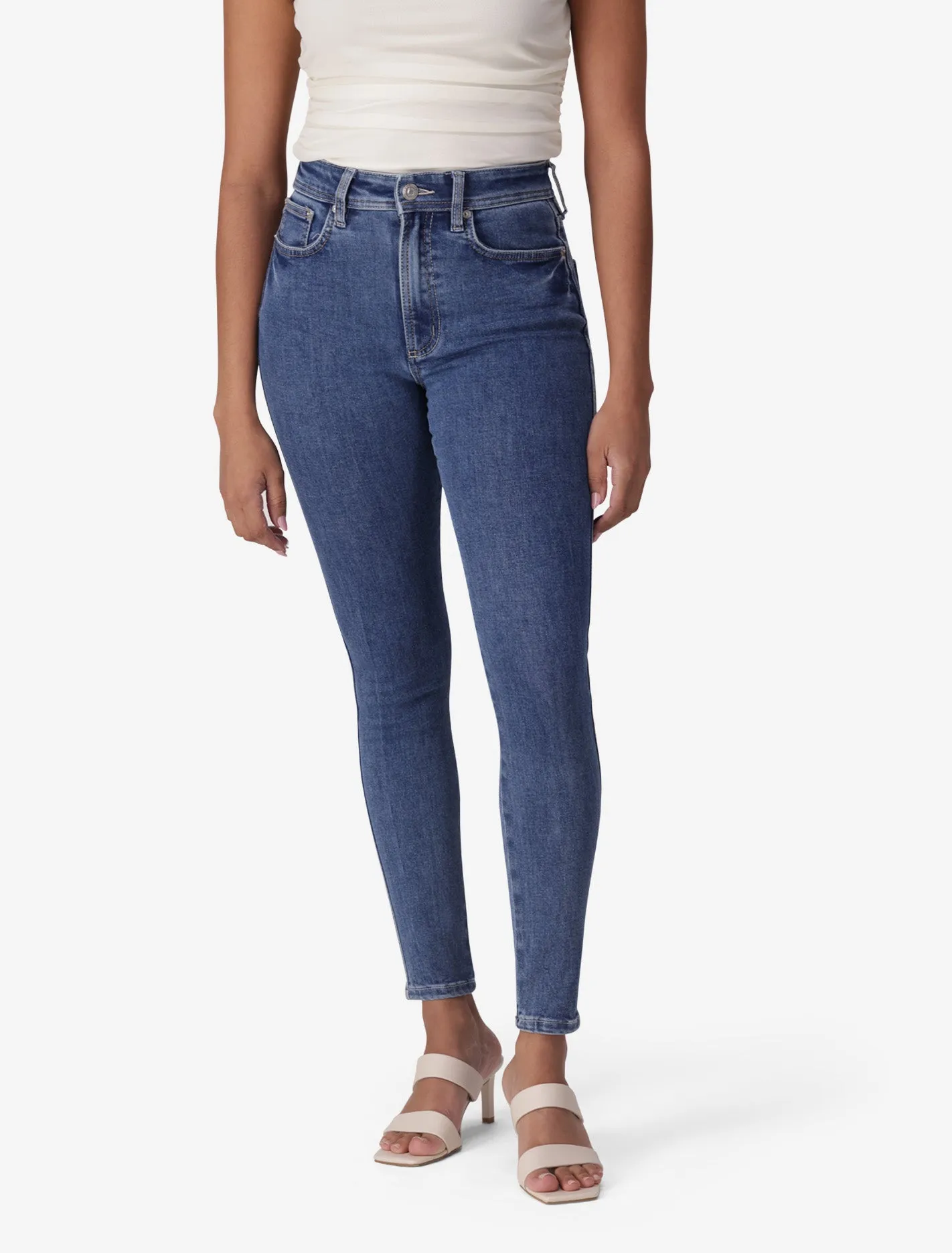 Modern Spring Mood Ashley Mid-Rise Skinny Jeans