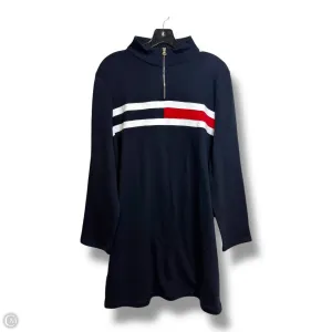 Run Core Fable Core Sweatshirt Collar By Tommy Hilfiger In Blue, Size: Xl