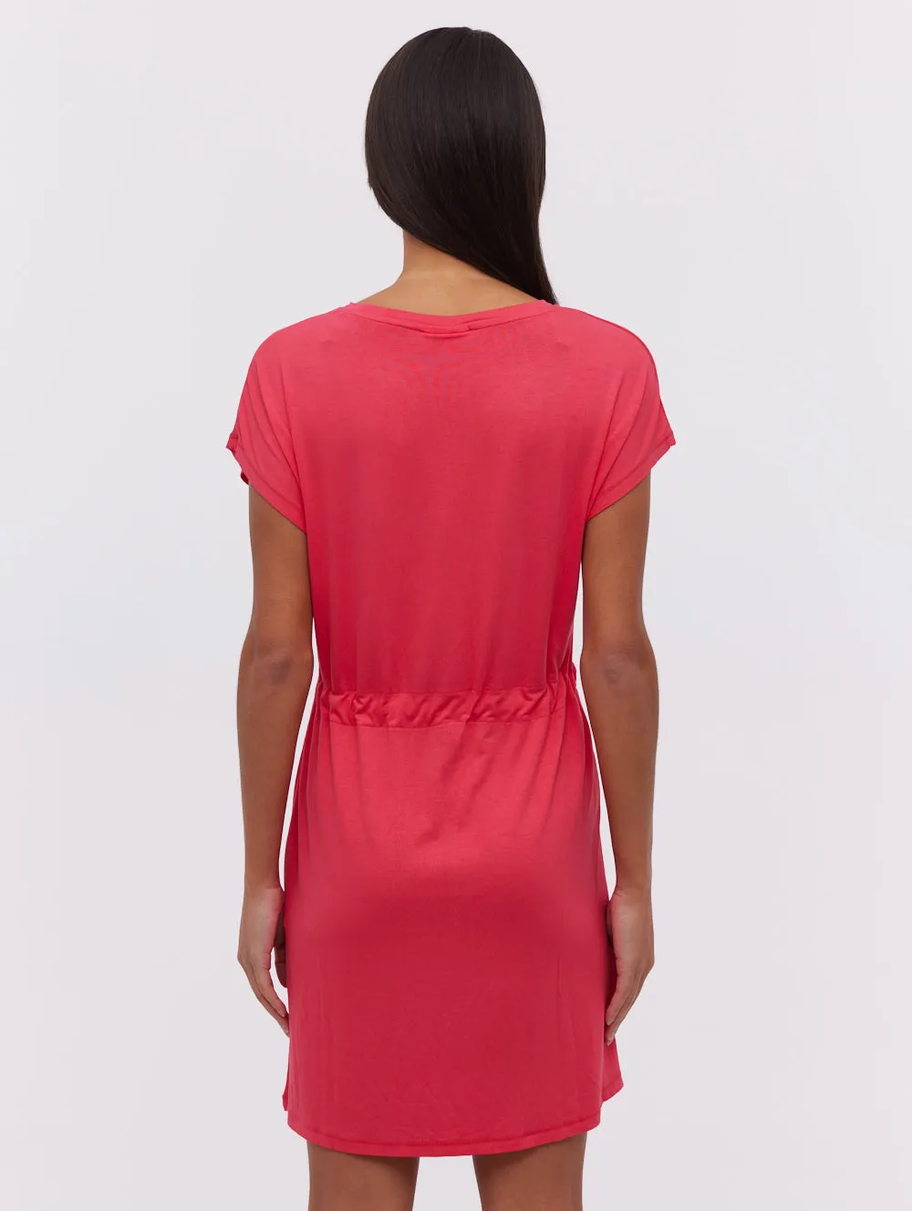 Regal Glow Zaina T-Shirt Midi Dress