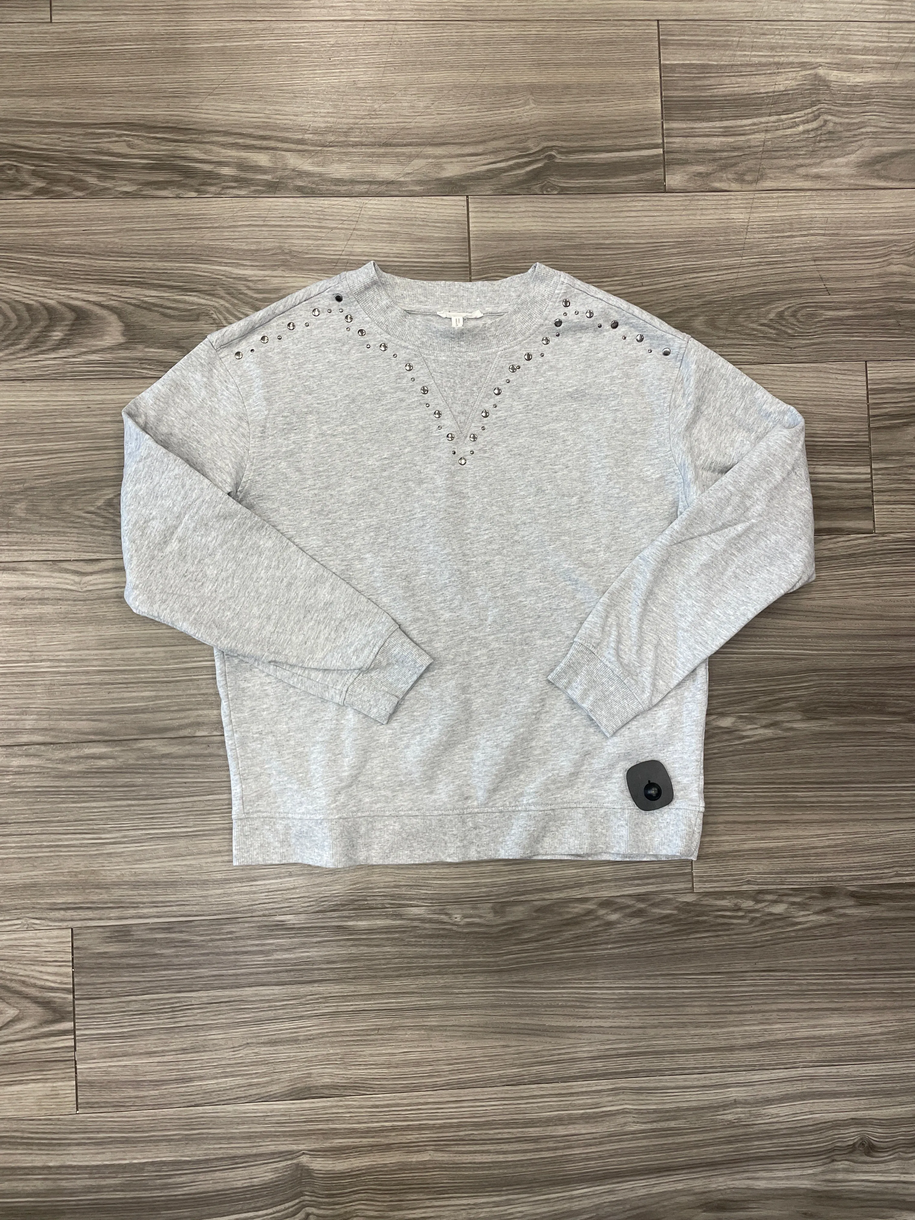 Sporty Look Sweatshirt Crewneck By Maurices In Grey, Size: S