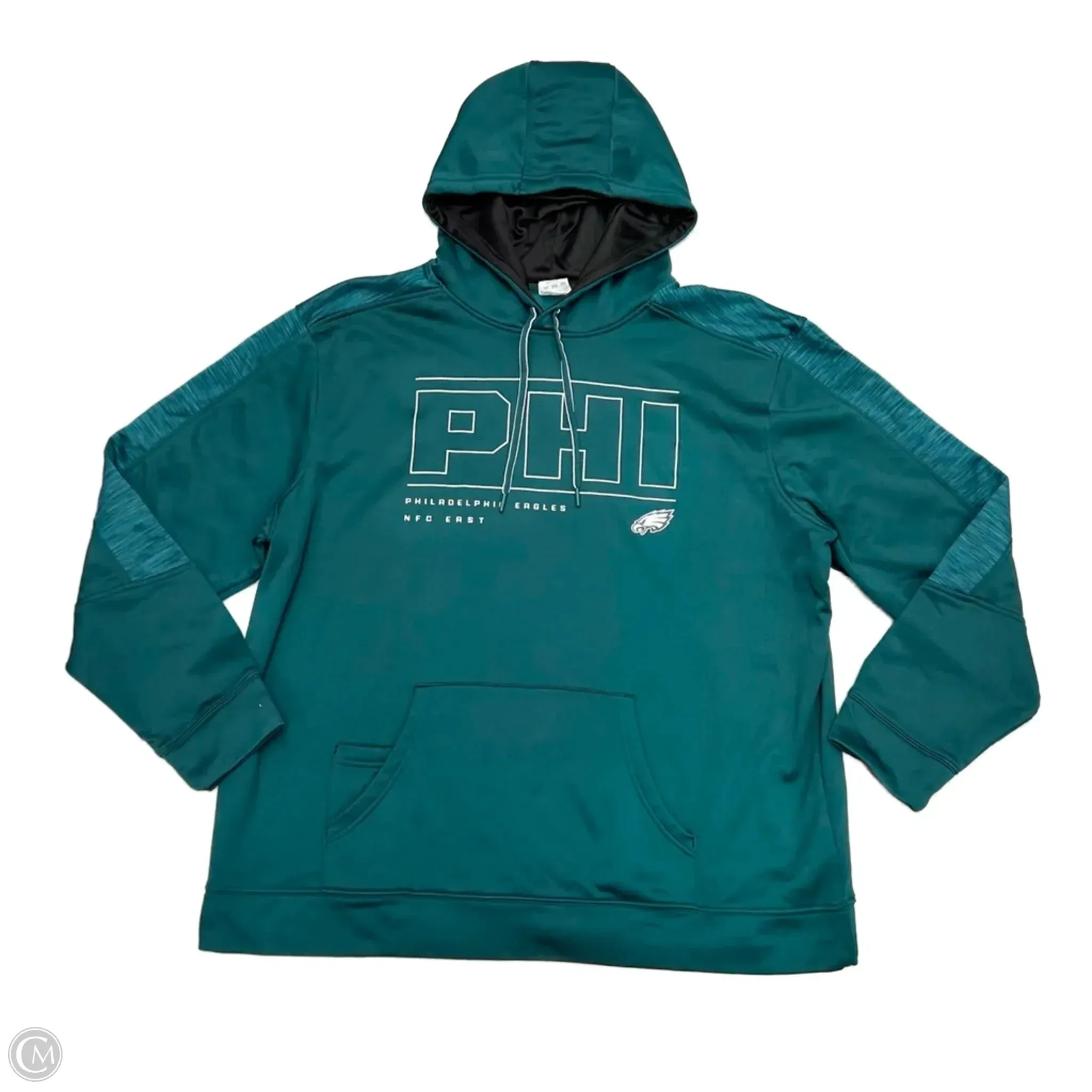 Athletic Sweatshirt Hoodie By Nfl In Green, Size: 2x Group Mood QuickReleaseClosure