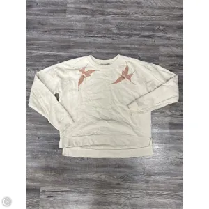Comfy Wear Sweatshirt Designer By All Saints In Cream, Size: S