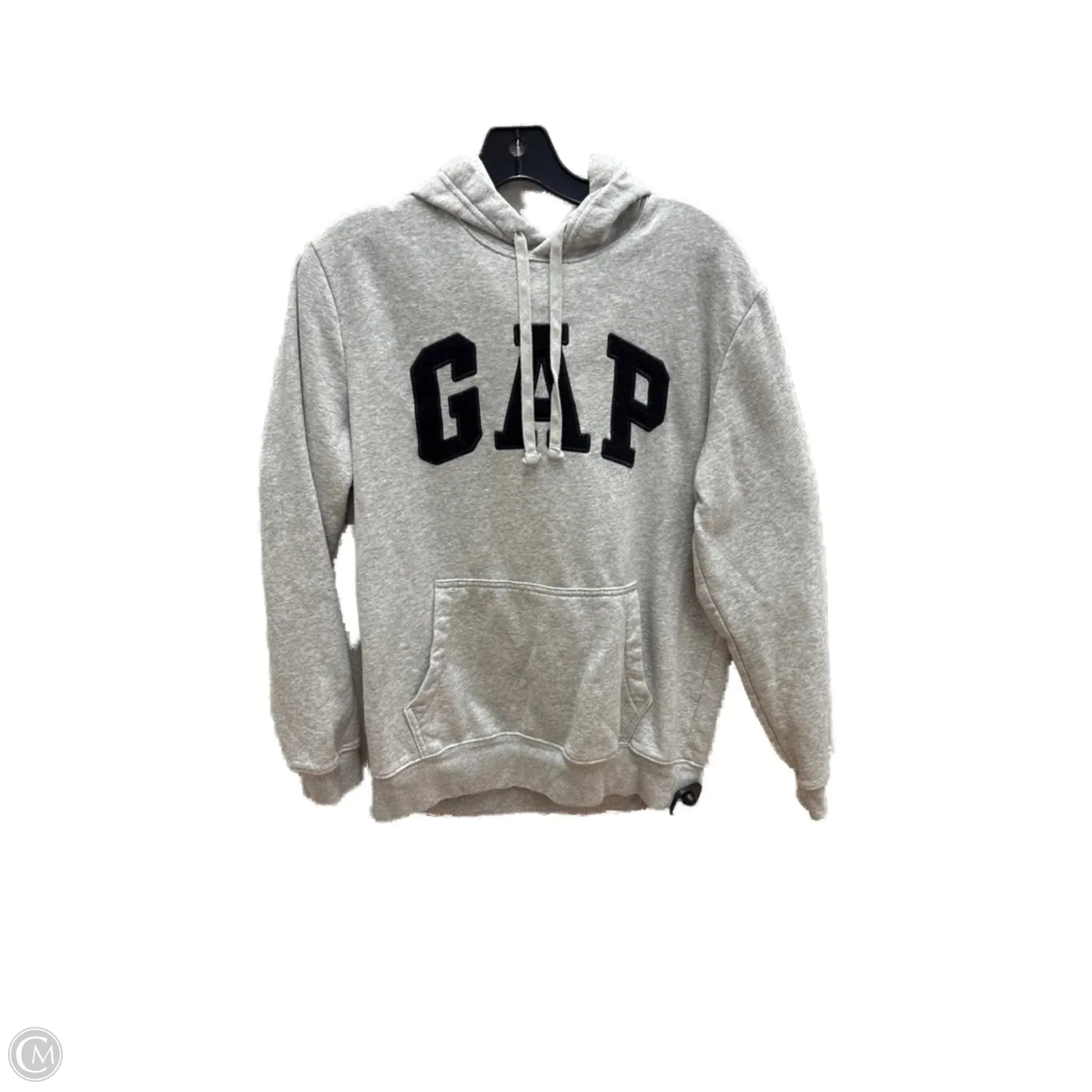 Sweatshirt Hoodie By Gap In Grey, Size: S Spark Glow Green Soul