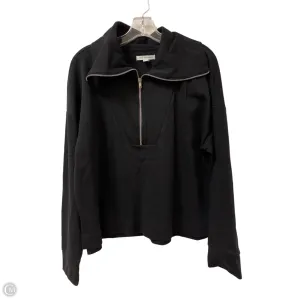 QuickDryTechnology Soft Blouse Sweatshirt Collar By Free Assembly In Black, Size: Xl