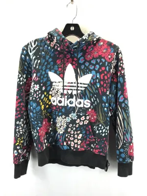 Sweatshirt Hoodie By Adidas In Floral Print, Size: S SmoothInnerLining Work Mix