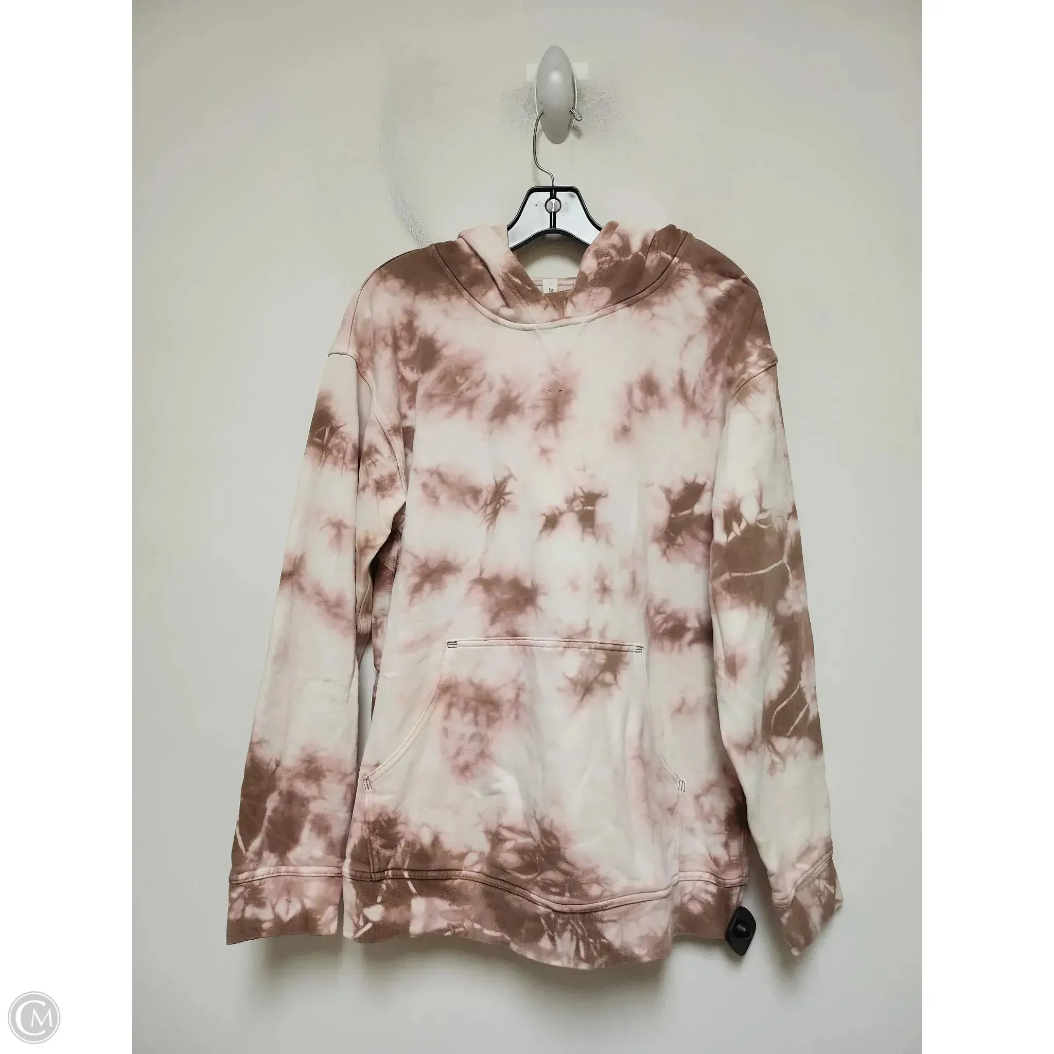 Athletic Sweatshirt Hoodie By Lululemon In Tie Dye Print, Size: 10 Trendy Boots HeavyDuty Zipper