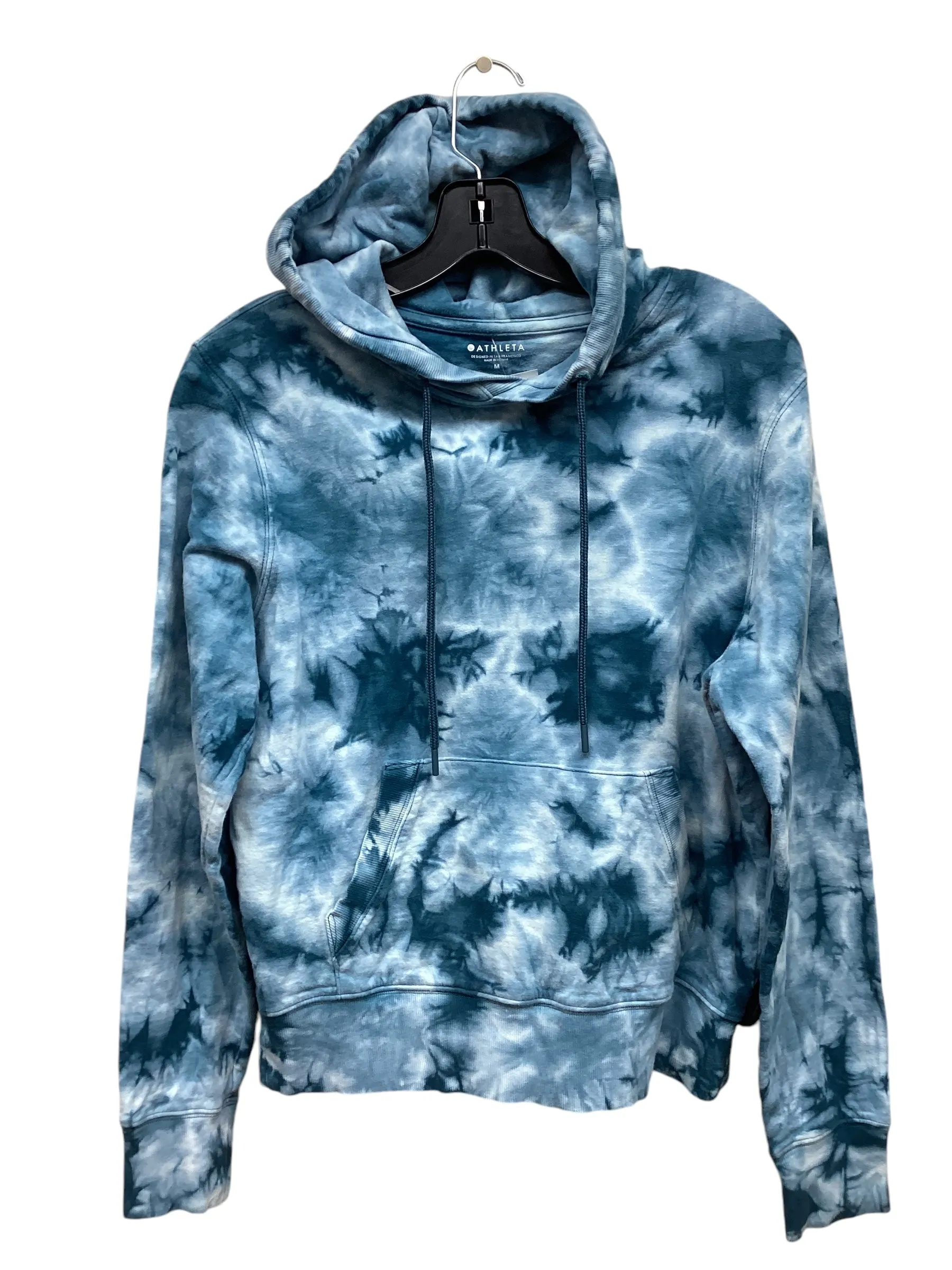 Sweatshirt Hoodie By Athleta In Tie Dye Print, Size: M Casual Fit