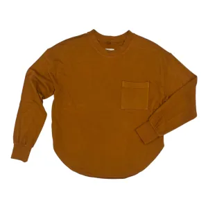 MoistureWicking Technology Sweatshirt Crewneck By Lou And Grey In Orange, Size:Xs