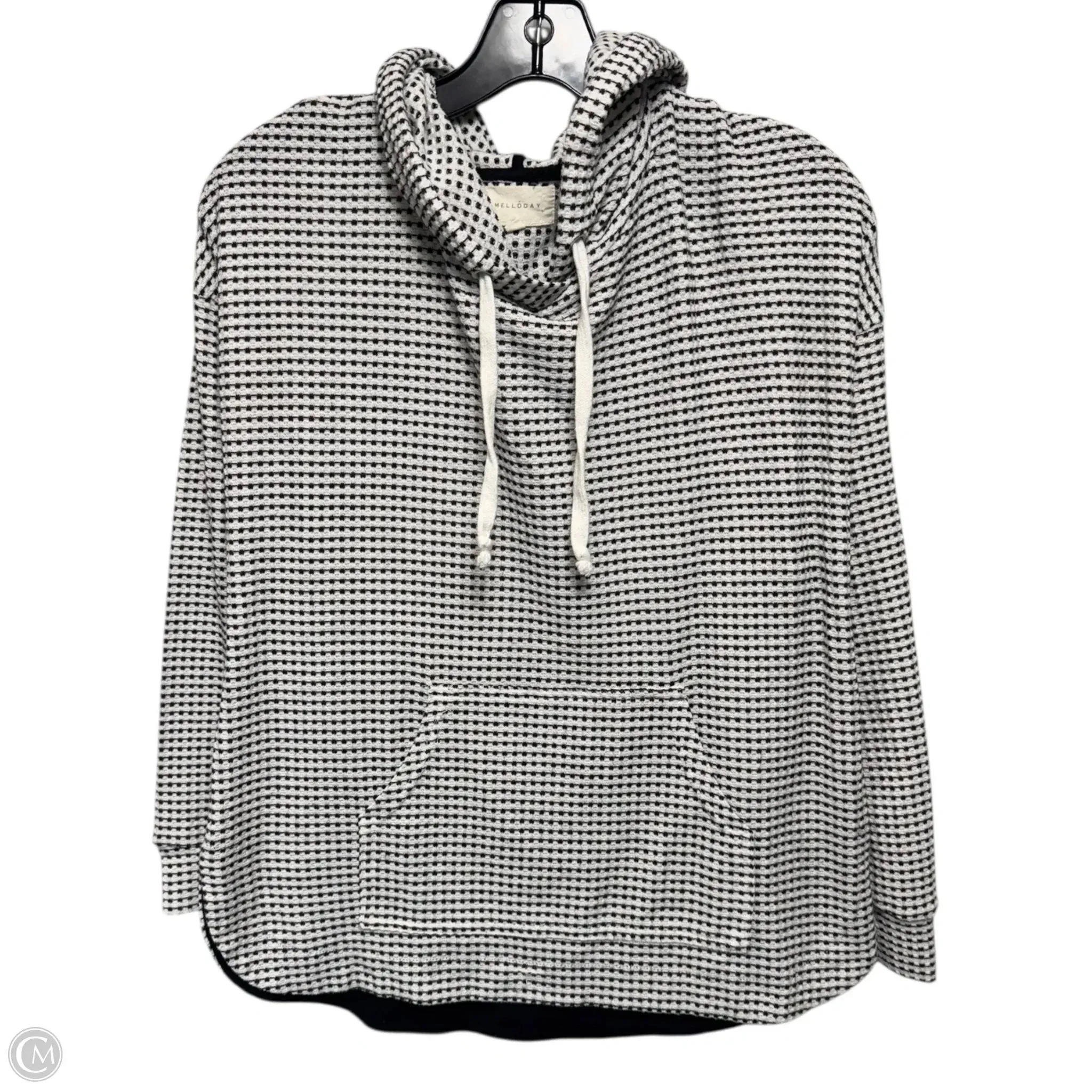 Athletic Sweatshirt Hoodie By Melloday In Black, Size: Xs WrinkleResistant Finish SkinFriendlyElastic