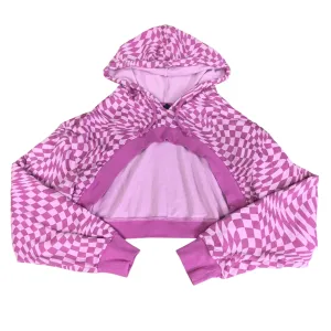 Sweatshirt Hoodie By Divided In Pink, Size: M AbrasiveReinforcedZones Happy Core