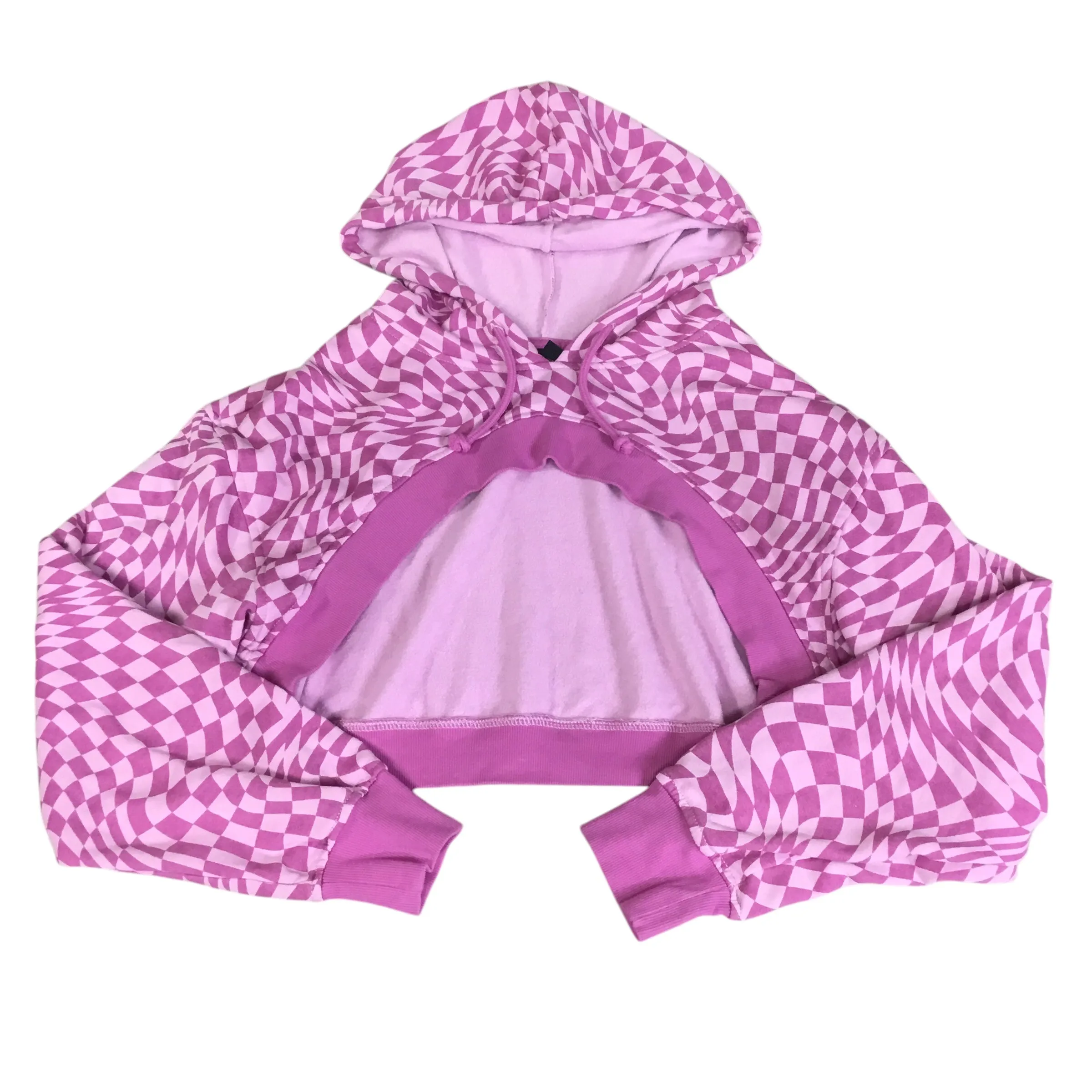 Sweatshirt Hoodie By Divided In Pink, Size: M AbrasiveReinforcedZones Happy Core