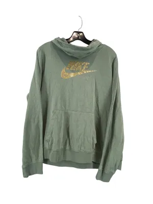 Casual Skirt Athletic Sweatshirt Hoodie By Nike Apparel In Green, Size: Xl