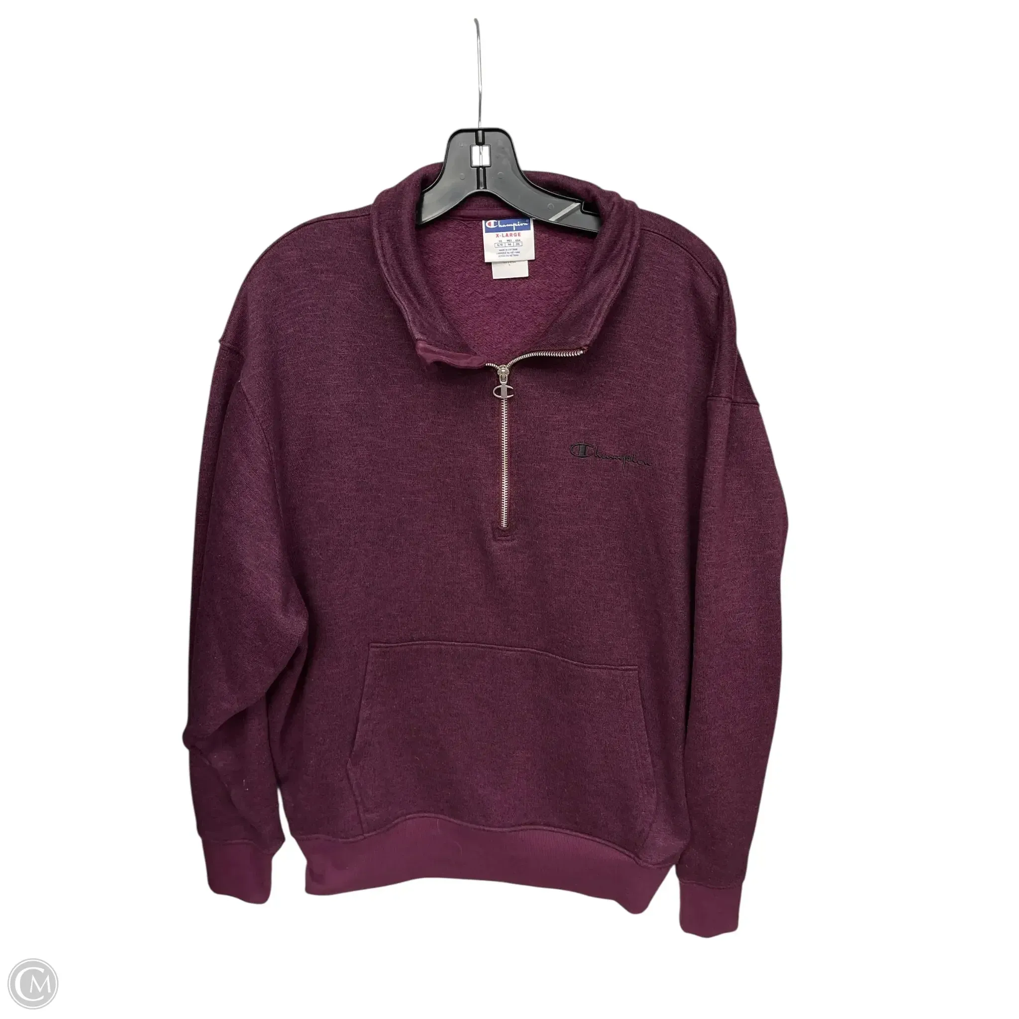Art Core Modern Boots Athletic Sweatshirt Crewneck By Champion In Purple, Size: Xl
