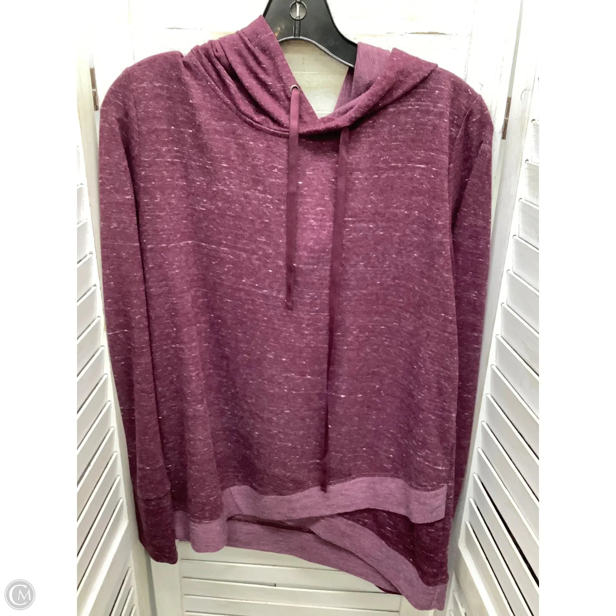 Athletic Sweatshirt Hoodie By Athleta In Maroon, Size: M Virtual Fit Modern Chic